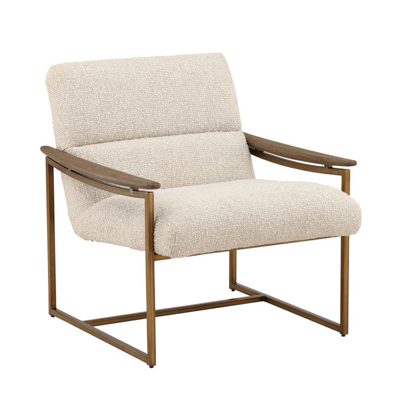 Rue - Occasional Chair - Barley Cream And Brown