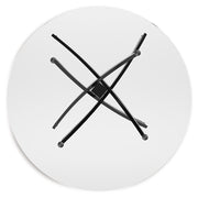 Pharwynn - Round Dining Room Table - Black - R&R Furniture Gallery (Fountain Valley, CA)