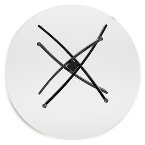 Pharwynn - Round Dining Room Table - Black - R&R Furniture Gallery (Fountain Valley, CA)