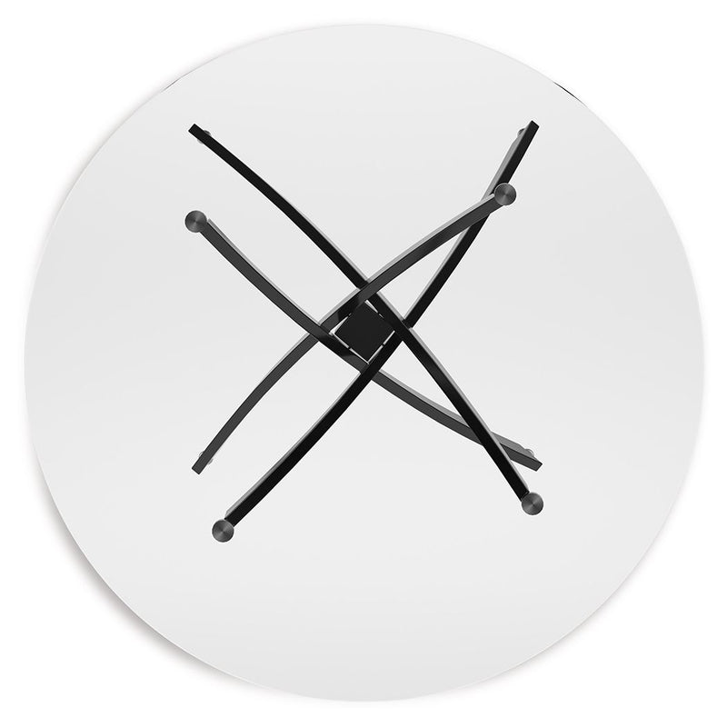Pharwynn - Round Dining Room Table - Black - R&R Furniture Gallery (Fountain Valley, CA)