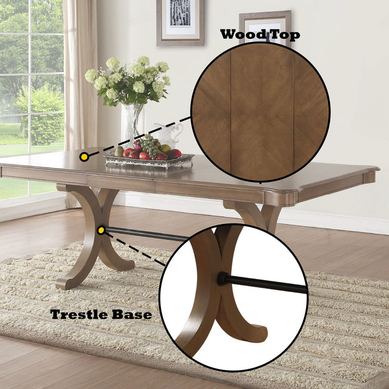 Harald - Dining Table - Gray Oak - R&R Furniture Gallery (Fountain Valley, CA)