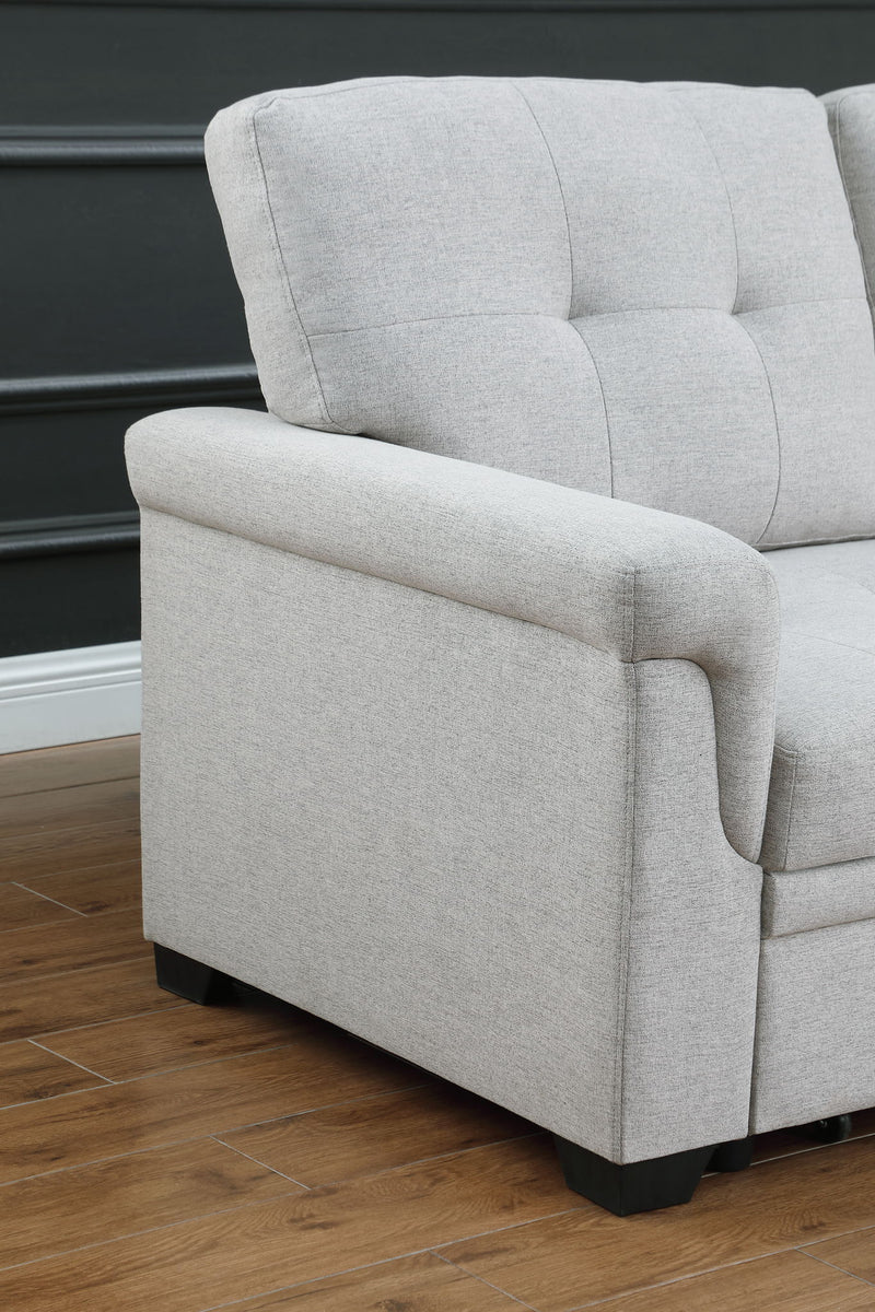 Hunter - Reversible Sleeper Sectional Sofa With Storage Chaise