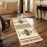 Tribes - 5'3" X 7'3" Southwest Area Rug Polypropylene - Cream - R&R Furniture Gallery (Fountain Valley, CA)
