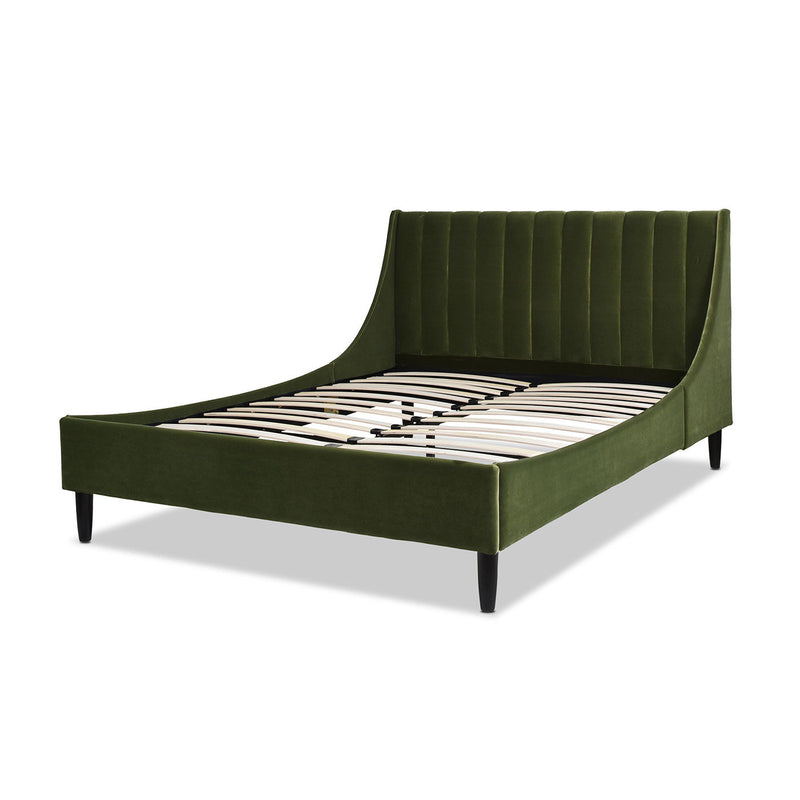 Aspen - Vertical Tufted Modern Headboard Platform Bed Set - R&R Furniture Gallery (Fountain Valley, CA)