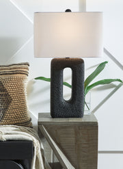 Wimmings - Poly Table Lamp (Set of 2) - Black - R&R Furniture Gallery (Fountain Valley, CA)