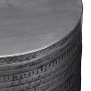 Johnsen - Handcrafted Large Metal Accent Table - R&R Furniture Gallery (Fountain Valley, CA)