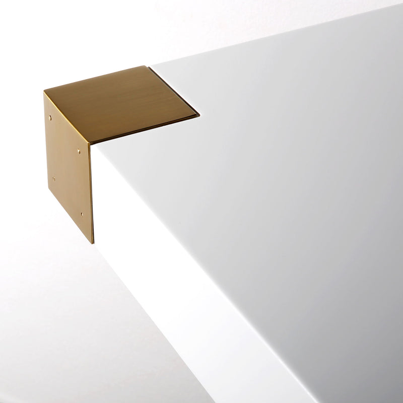 Adeline - Lacquer Dining Table - White - R&R Furniture Gallery (Fountain Valley, CA)
