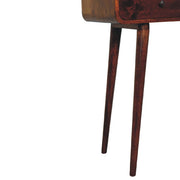 Curved Hallway Table - Chestnut - R&R Furniture Gallery (Fountain Valley, CA)