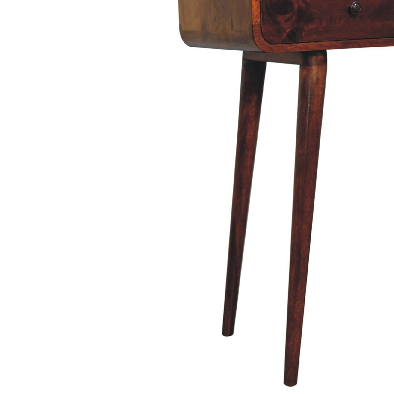 Curved Hallway Table - Chestnut - R&R Furniture Gallery (Fountain Valley, CA)