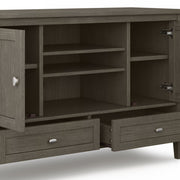 Warm Shaker - TV Media Stand Handcrafted - R&R Furniture Gallery (Fountain Valley, CA)