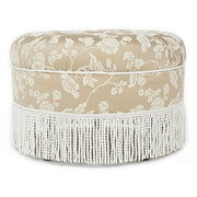 Yolanda - Round Upholstered Accent Ottoman - R&R Furniture Gallery (Fountain Valley, CA)