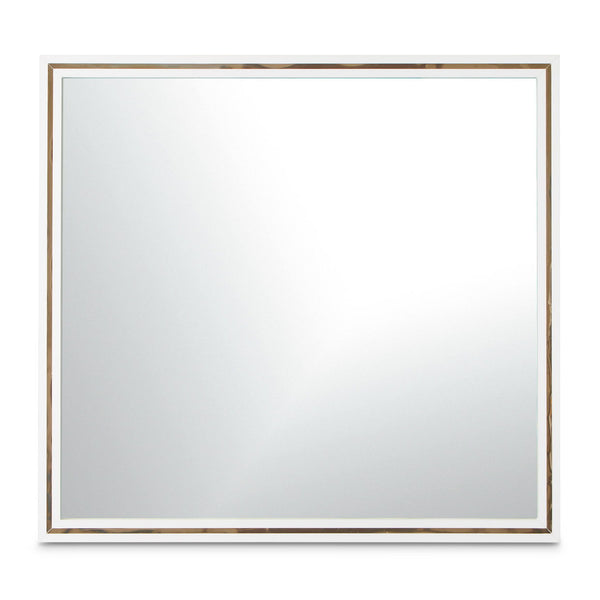 Palm Gate - Wall Mirror - Cloud White