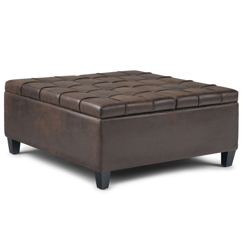 Harrison - Large Coffee Table Storage Ottoman - R&R Furniture Gallery (Fountain Valley, CA)