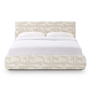 Isla - Jacquard Pattern King Bed - R&R Furniture Gallery (Fountain Valley, CA)
