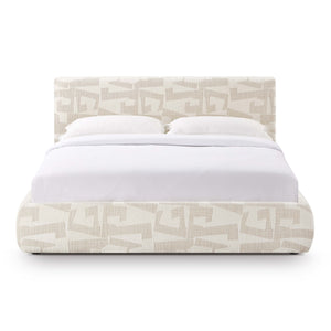 Isla - Jacquard Pattern King Bed - R&R Furniture Gallery (Fountain Valley, CA)