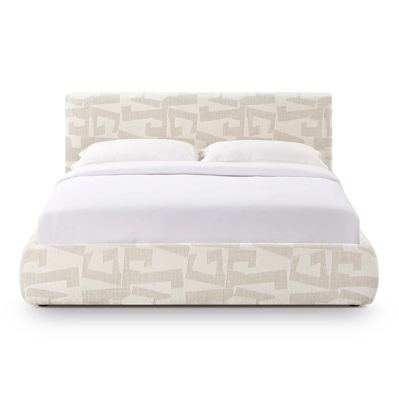 Isla - Jacquard Pattern King Bed - R&R Furniture Gallery (Fountain Valley, CA)