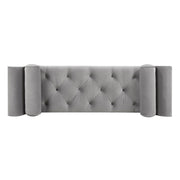 Alma - Tufted Flared Arm Entryway Bench - R&R Furniture Gallery (Fountain Valley, CA)