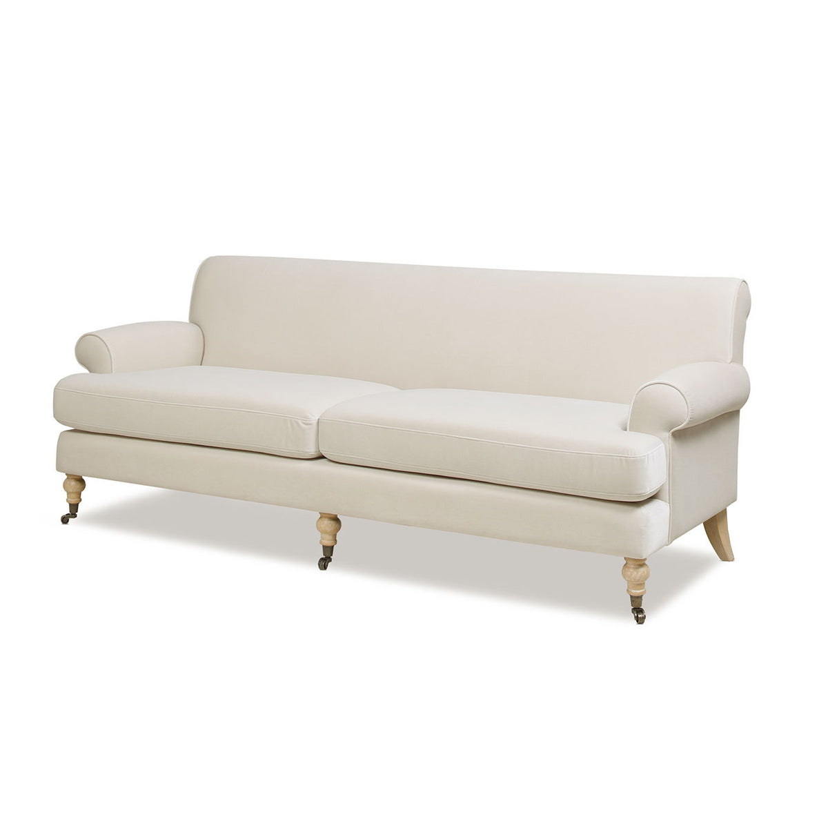 Alana Lawson - Two Cushion Tightback Sofa - French Beige
