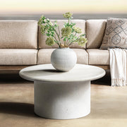 Nysa - Outdoor Round End Table - R&R Furniture Gallery (Fountain Valley, CA)
