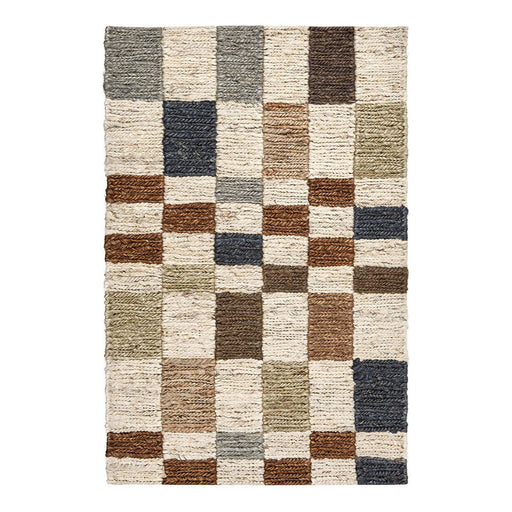 Soumak - 2' x 3' Jute Check Area Rug - Check Natural Multi - R&R Furniture Gallery (Fountain Valley, CA)