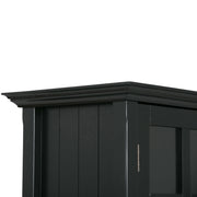 Handcrafted Acadian Medium Storage Cabinet by Simpli-Home, accent cabinet with wood finish and traditional design.