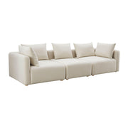Hangover - Linen Fabric Sofa - Cream - R&R Furniture Gallery (Fountain Valley, CA)