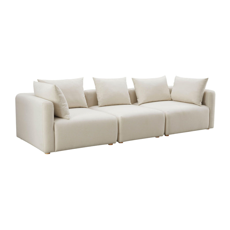 Hangover - Linen Fabric Sofa - Cream - R&R Furniture Gallery (Fountain Valley, CA)