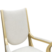 Scotts Square - Dining Arm Chair - Light Champagne - R&R Furniture Gallery (Fountain Valley, CA)