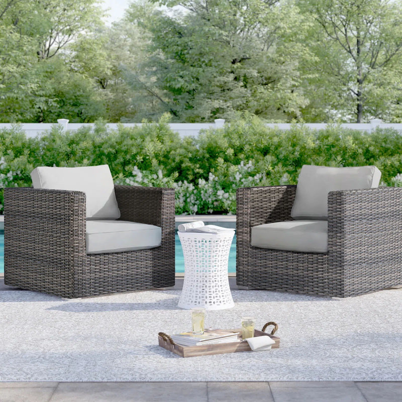 Patio Chair With Cushions Stylish Design - R&R Furniture Gallery (Fountain Valley, CA)