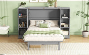 Murphy Bed With Shelves, Drawers And USB Ports - R&R Furniture Gallery (Fountain Valley, CA)