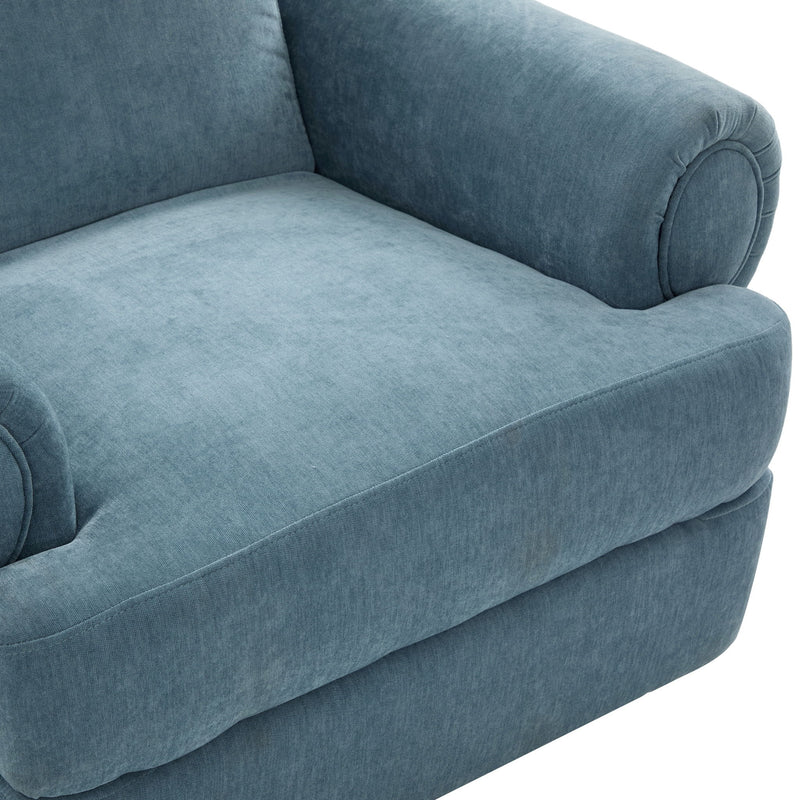 Manual Swivel Recliner Rocker Chair With Adjustable Backrest - R&R Furniture Gallery (Fountain Valley, CA)