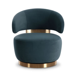 Austin - Recycled Fabric Swivel Chair - R&R Furniture Gallery (Fountain Valley, CA)