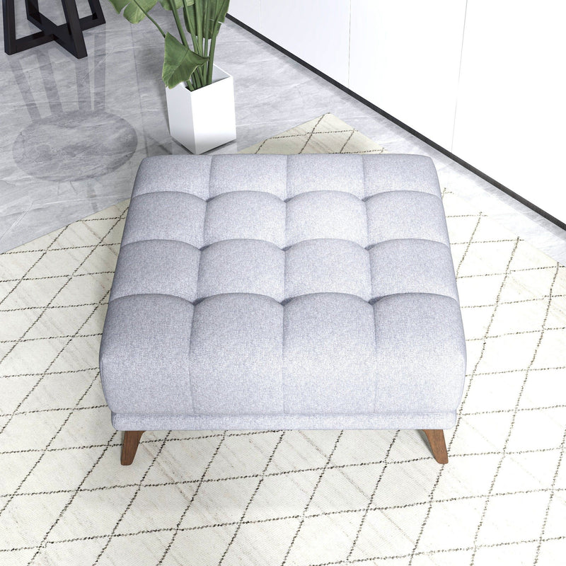 Addison - Square Upholstered Ottoman - R&R Furniture Gallery (Fountain Valley, CA)