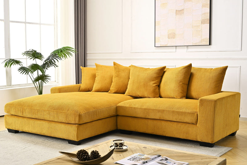 Luxe - Oversized 2 Piece Sectional Couches For Living Room, L Shaped Sofa With Chaise - R&R Furniture Gallery (Fountain Valley, CA)