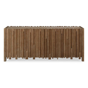 Assemblage - 4 Door Cabinet - Woodtone