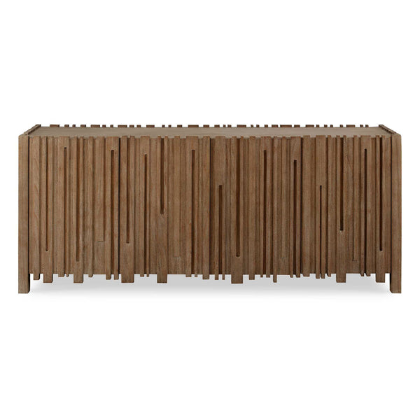 Assemblage - 4 Door Cabinet - Woodtone