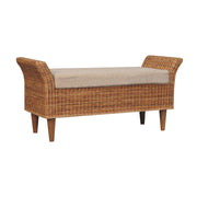 Riviera - Woven Bench - Oak - R&R Furniture Gallery (Fountain Valley, CA)