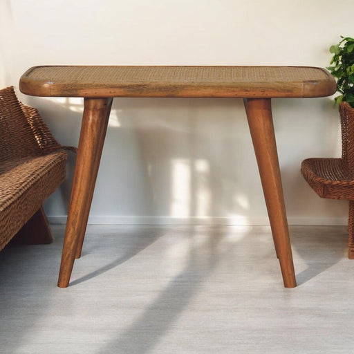 Larissa - Rattan Bench - Oak - R&R Furniture Gallery (Fountain Valley, CA)