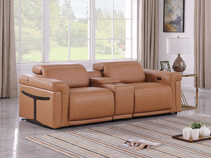 1126 - 3-Piece Modular Power Reclining Loveseat In With 2 Power Recliners & Power Headrests - R&R Furniture Gallery (Fountain Valley, CA)