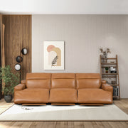 Urbana - Triple Power Recliner Sofa - Tan - R&R Furniture Gallery (Fountain Valley, CA)