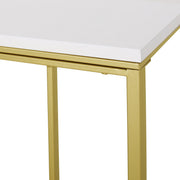 Modern Glam C-Shape End Table by Noble House, stylish chair side table with a sleek design and contemporary finish.