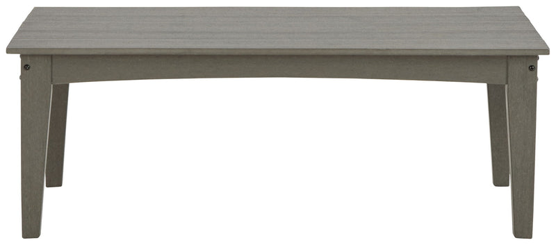 Visola - Rectangular Cocktail Table - Gray - R&R Furniture Gallery (Fountain Valley, CA)