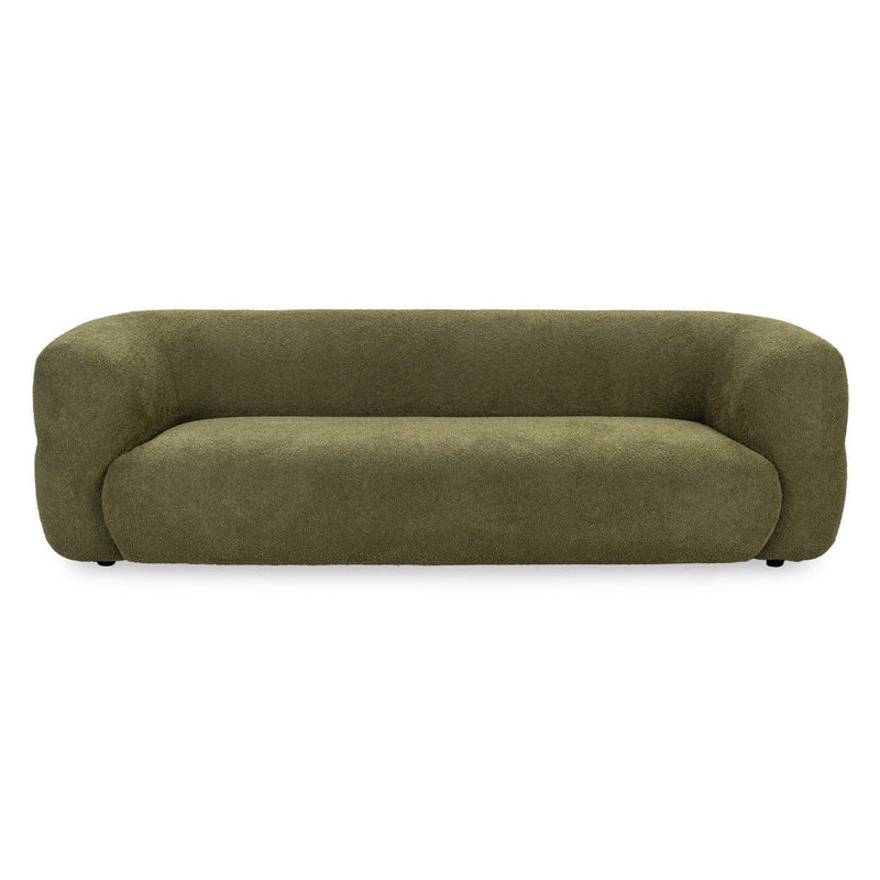 Faris - Upholstered Sofa - Dark Olive - R&R Furniture Gallery (Fountain Valley, CA)