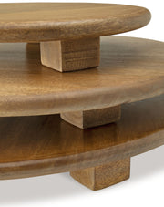 Kaidler - Tray Set (Set of 3) - Brown - R&R Furniture Gallery (Fountain Valley, CA)