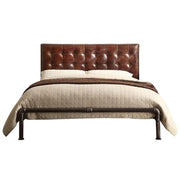 Brancaster - Queen Bed - Vintage Brown Top Grain Leather - R&R Furniture Gallery (Fountain Valley, CA)