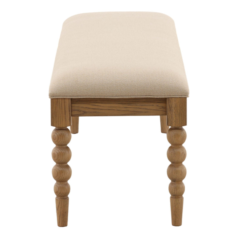 Marcellina - Bench - Beige And Natural