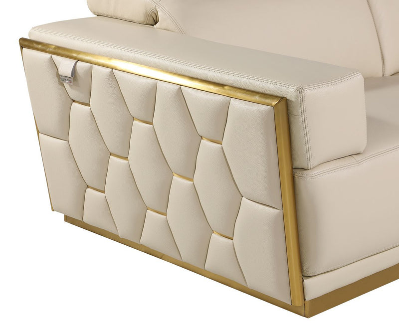 1111 - 3-Piece Sofa Set With Adjustable Headrest