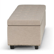 Hamilton - Upholstered Storage Ottoman - R&R Furniture Gallery (Fountain Valley, CA)