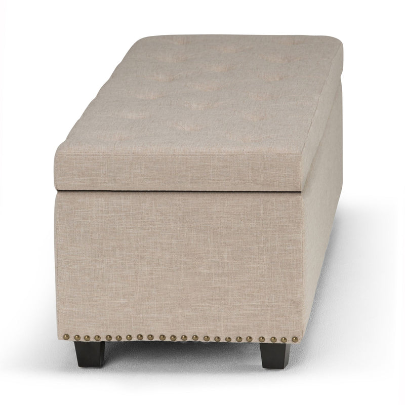 Hamilton - Upholstered Storage Ottoman - R&R Furniture Gallery (Fountain Valley, CA)