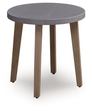 Harmony Headlands - Round End Table - Natural / Gray - R&R Furniture Gallery (Fountain Valley, CA)